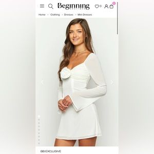 Beginning Boutique Kadence White dress